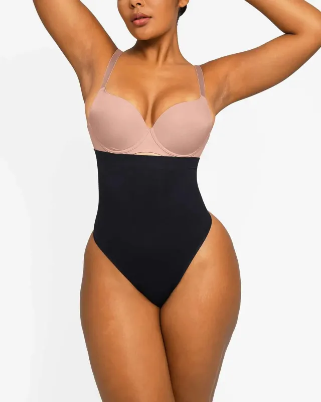 Bare Essentials™ Skin Flow™ Eco Contour Seamless Thong sold by Shapellx
