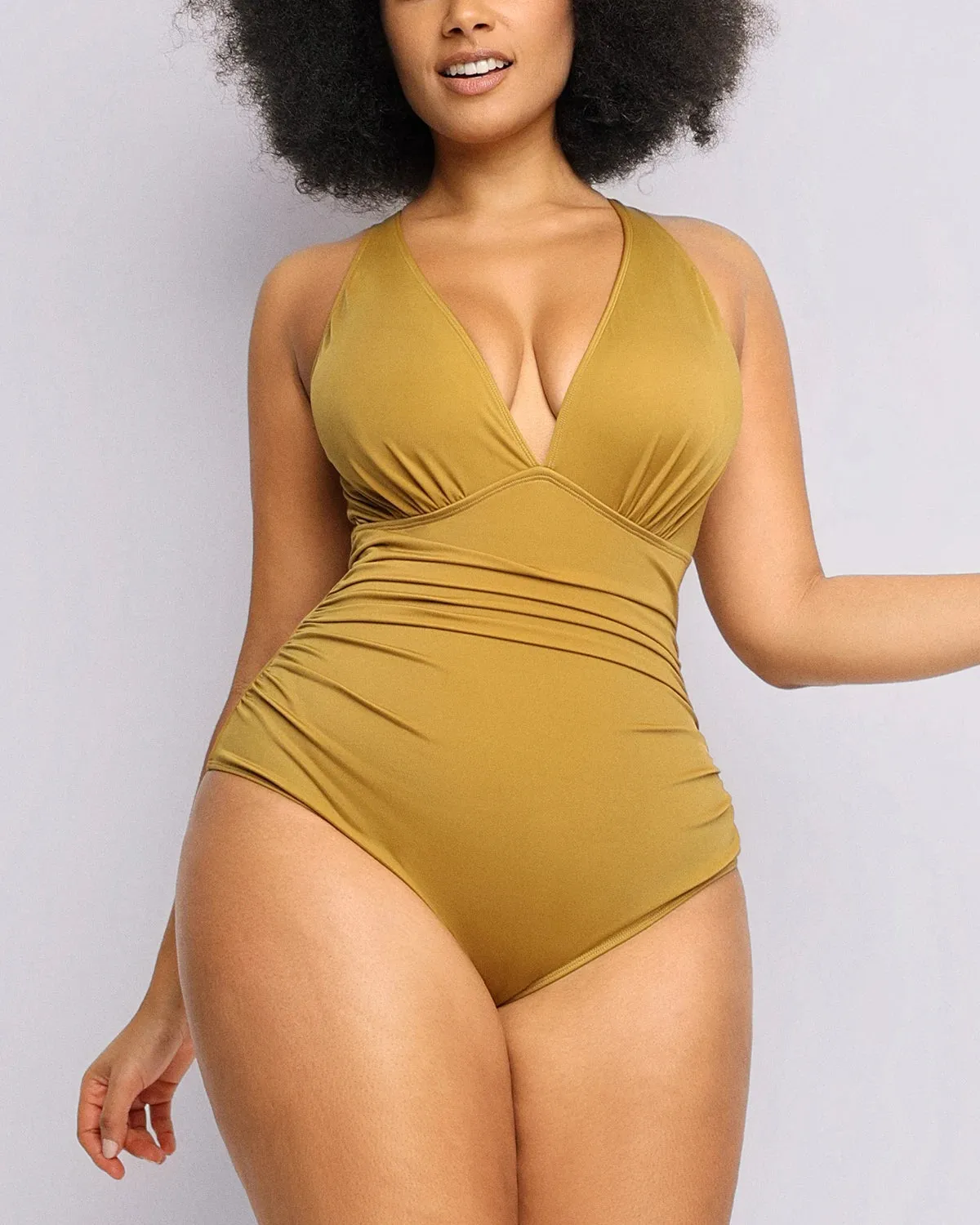 Smart Sculpt™ Plunge Cutout Swimsuit sold by Shapellx product image thumbnail 4