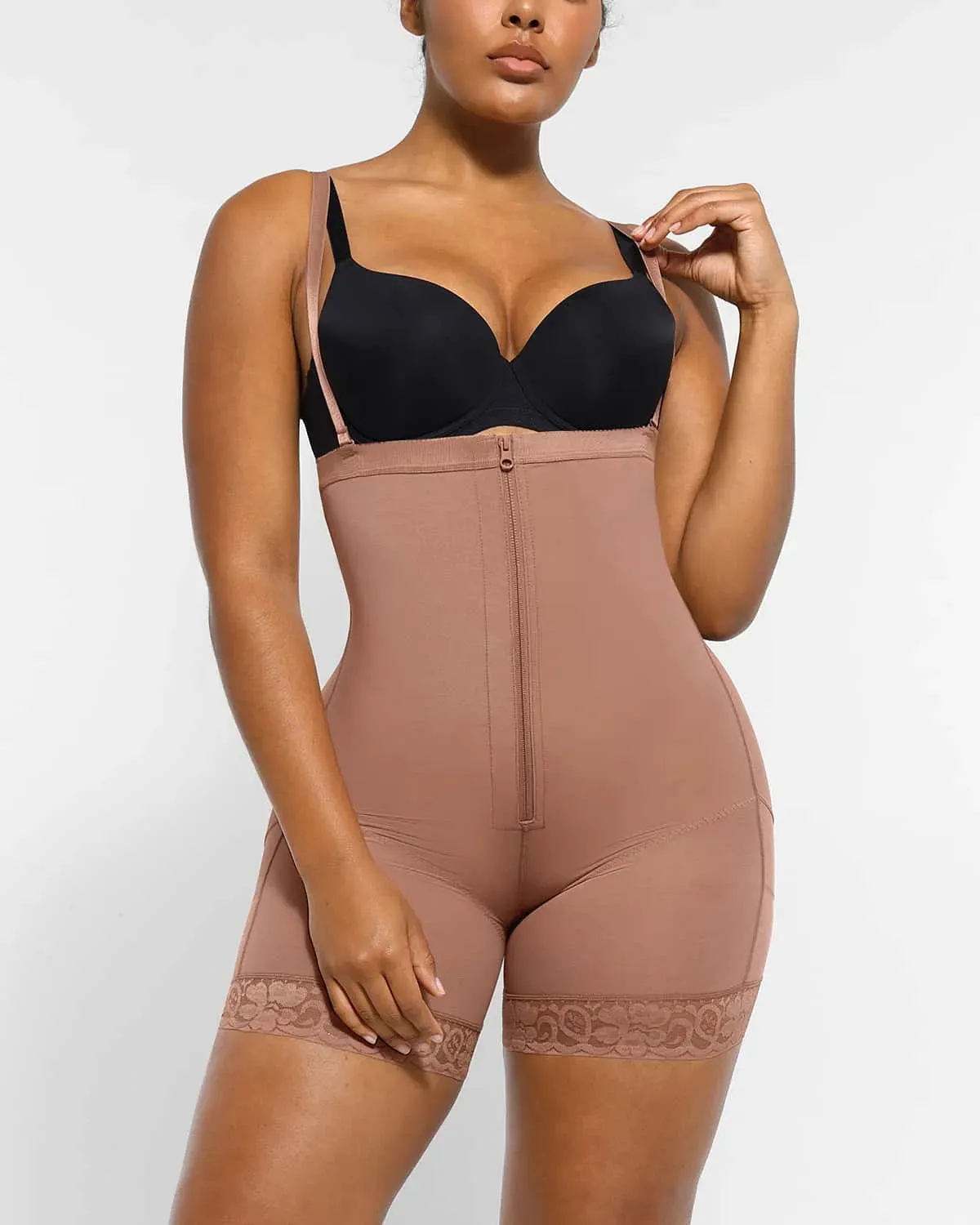Bare Essentials™ AirSlim® High-Waisted Firm Tummy Compression Mid Thigh Short sold by Shapellx product image thumbnail 3