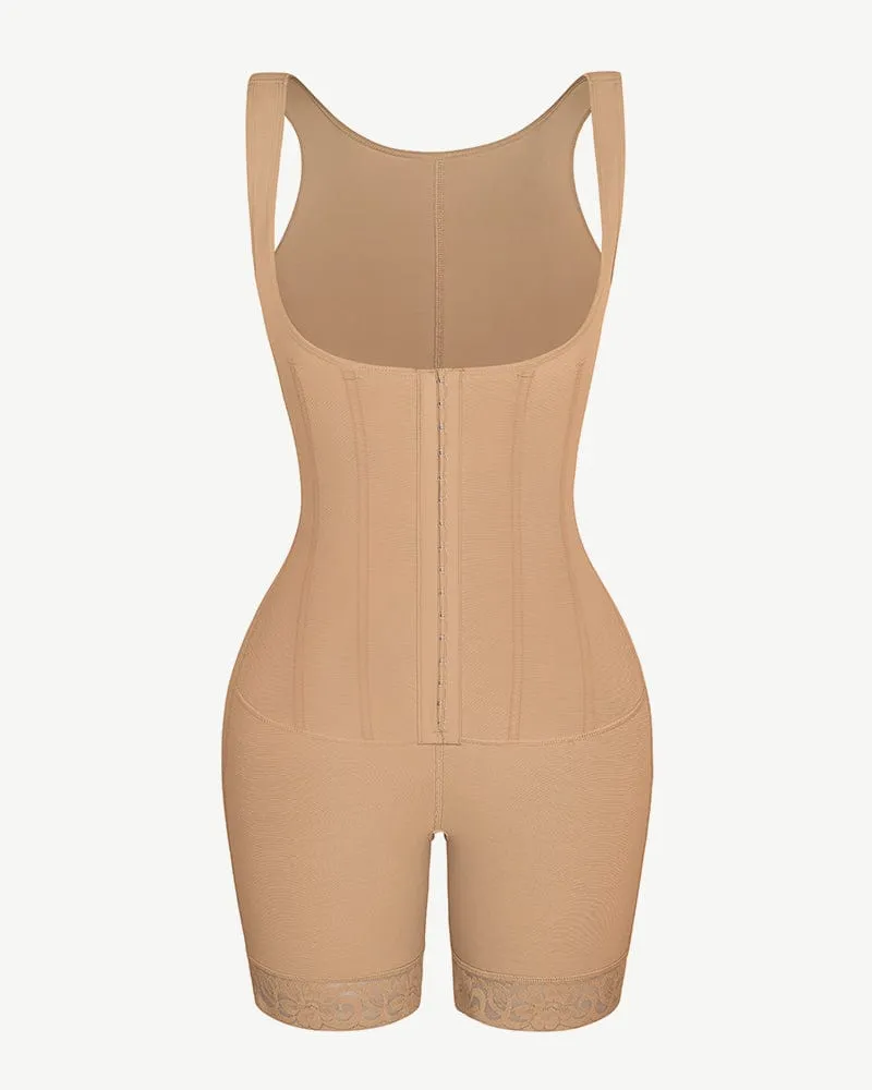 Bare Essentials™ AirSlim® Flexible Boning Open Bust Full Bodysuit sold by Shapellx product image thumbnail 3