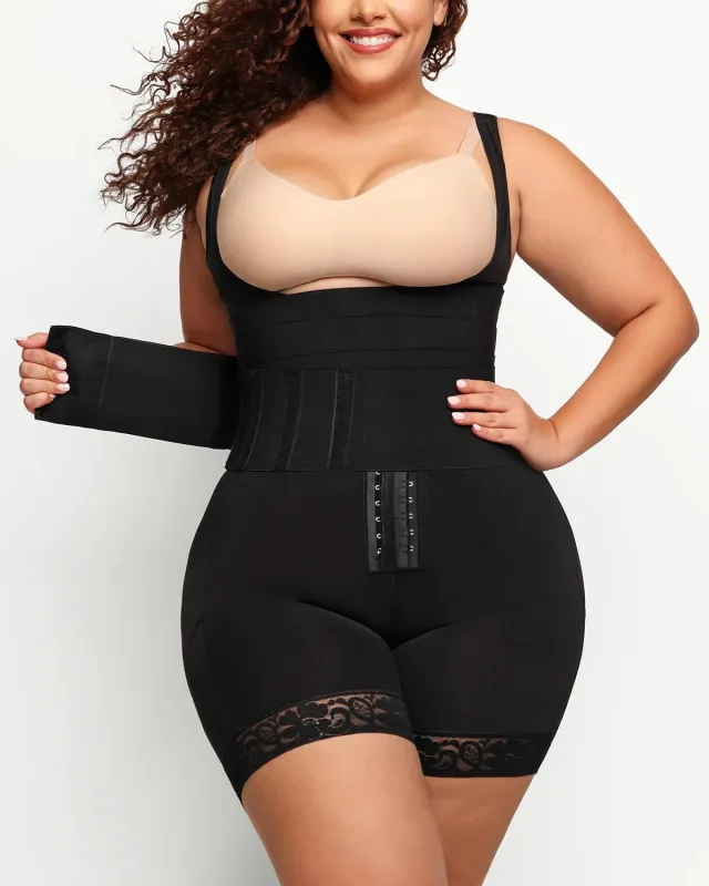 Bare Essentials™ AirSlim® 2.0 Smooth Wrap & Open Bust Bodysuit sold by Shapellx