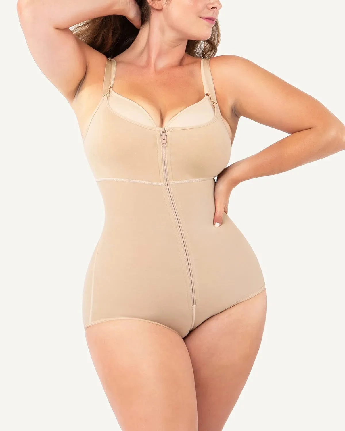 Bare Essentials™ Tummy Control Full Coverage Brief Bodysuit sold by Shapellx product image thumbnail 3