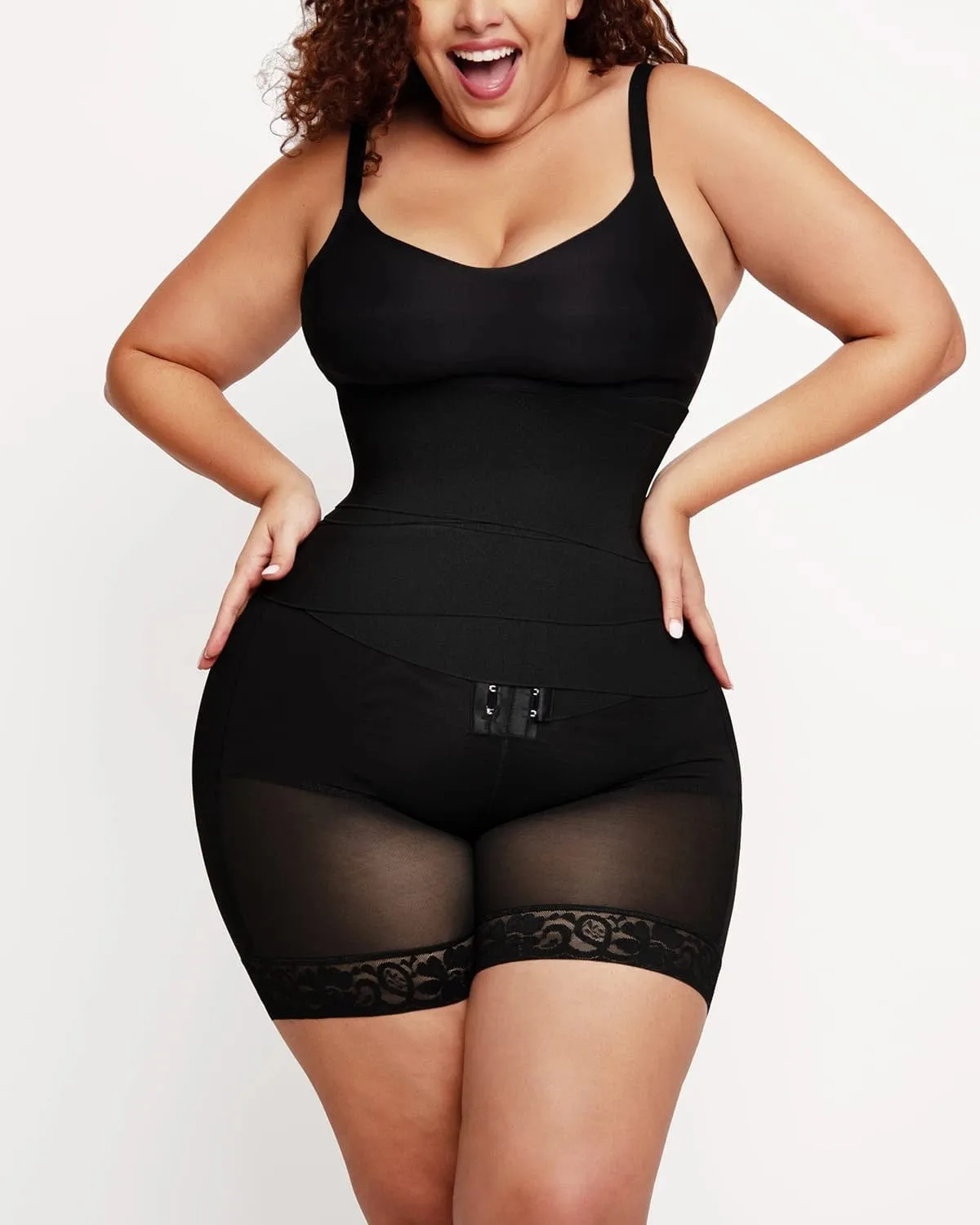 Bare Essentials™ AirSlim® 2-In-1 High-Waisted Booty Lift Shaper Short sold by Shapellx