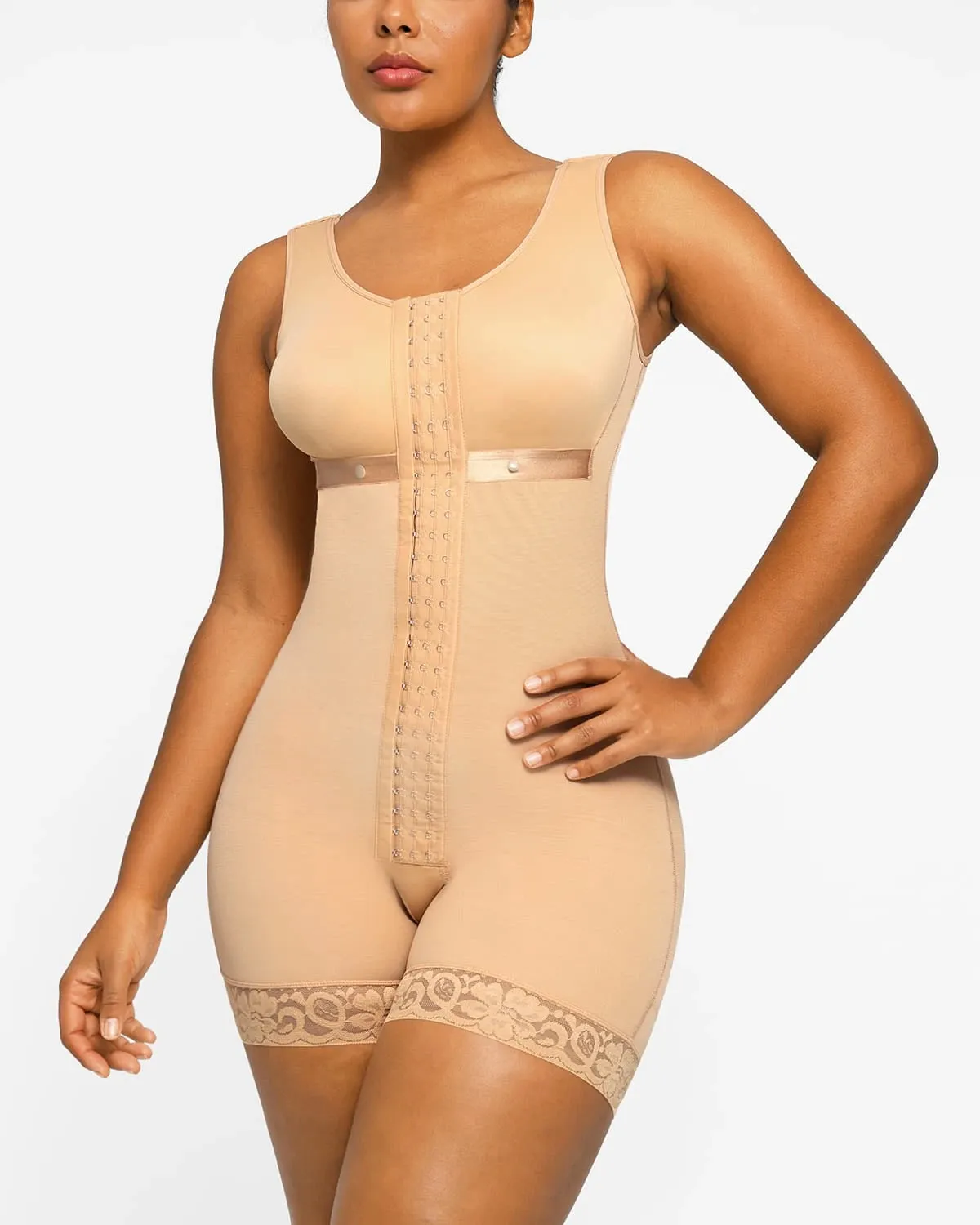Bare Essentials™ AirSlim® Extra Plus Size Shaper Bodysuit sold by Shapellx