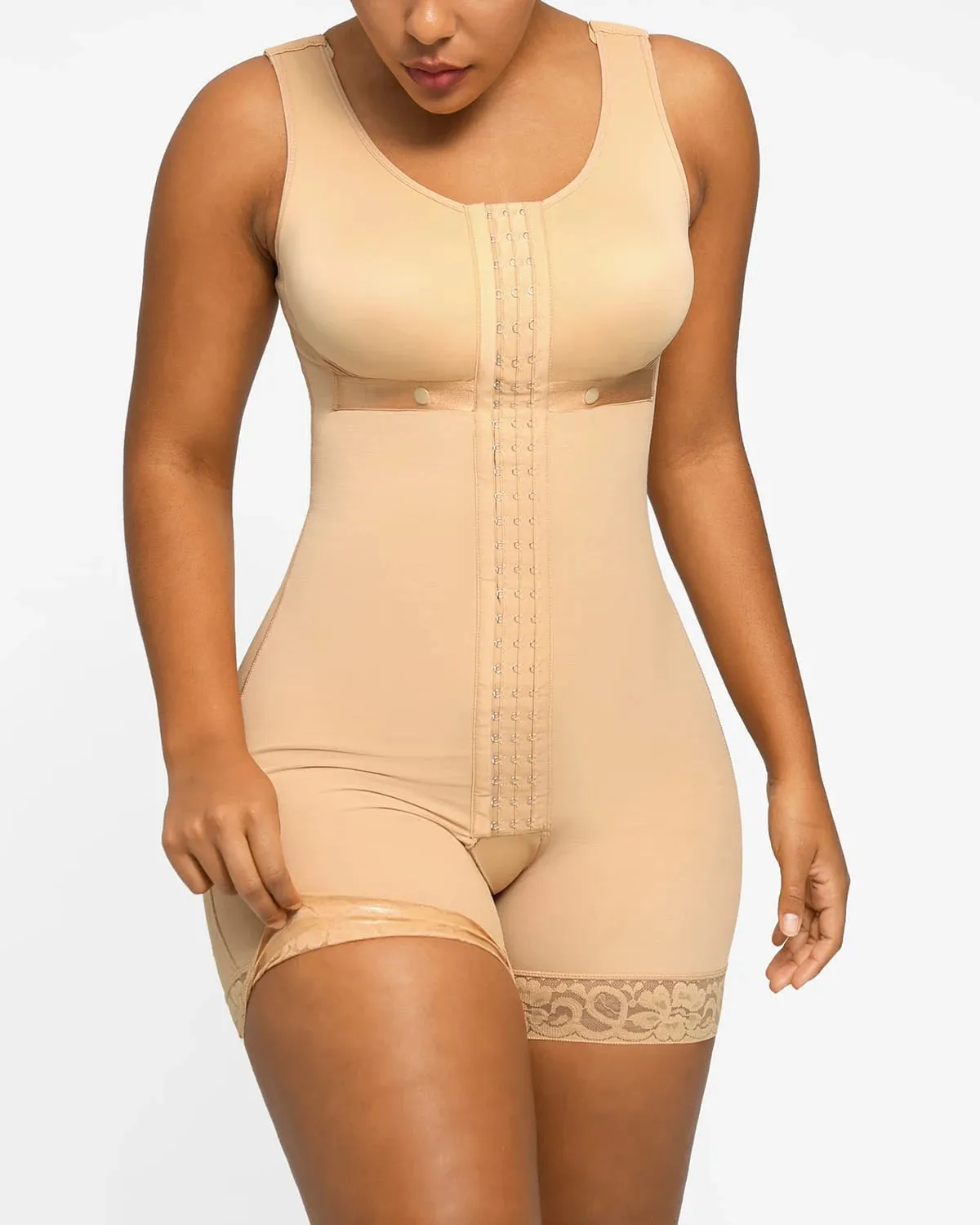 Bare Essentials™ AirSlim® Extra Plus Size Shaper Bodysuit sold by Shapellx product image thumbnail 4