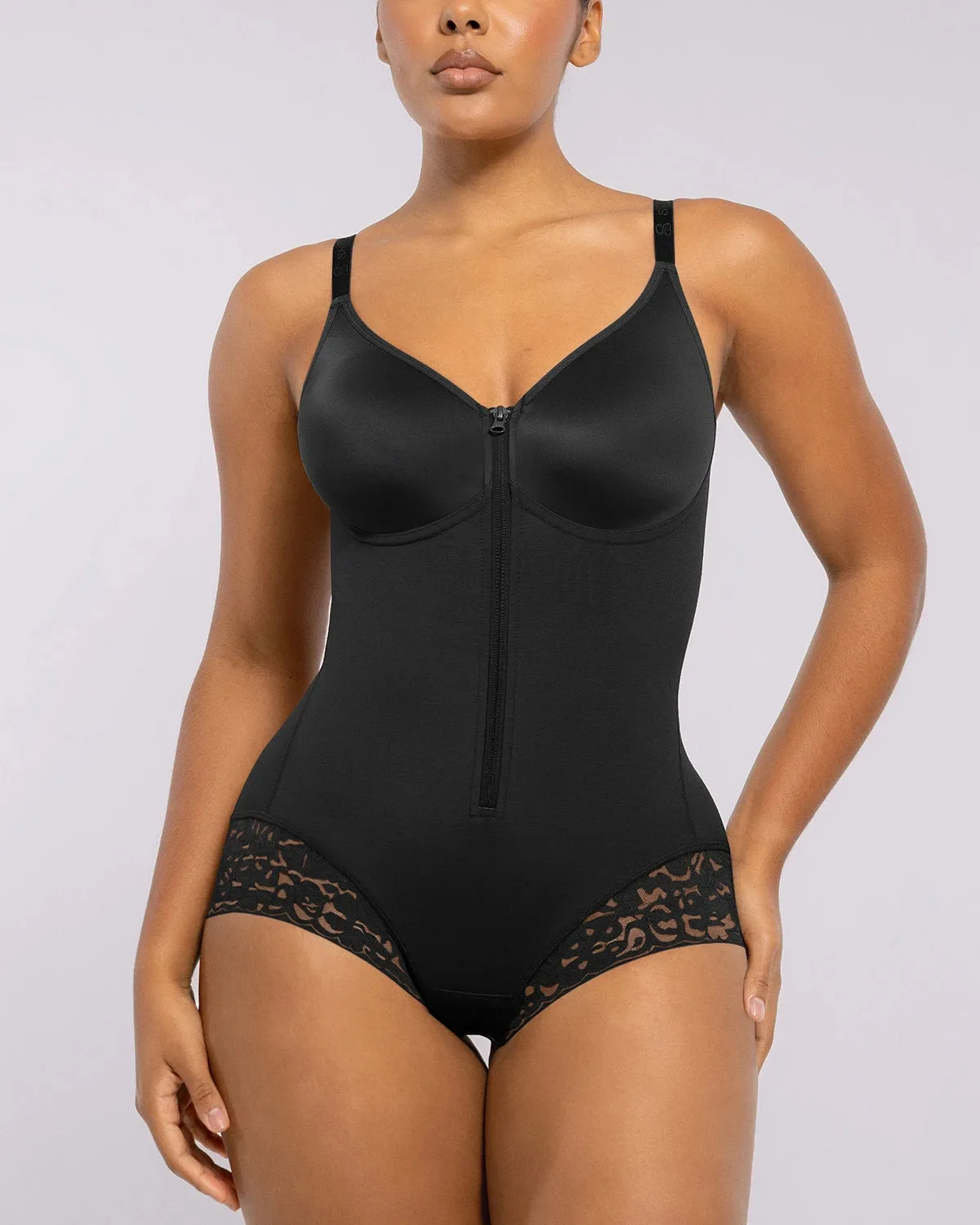 Bare Essentials™ AirSlim® Hourglass Full Body Brief Bodysuit sold by Shapellx