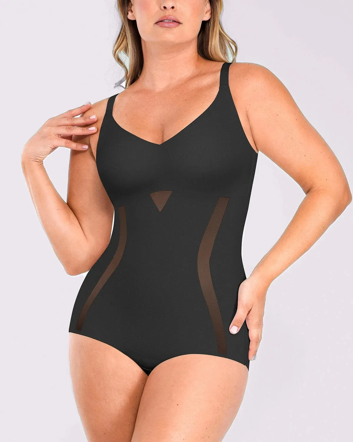 Curve Code™ Contour Comfy Smoothing Brief Bodysuit sold by Shapellx