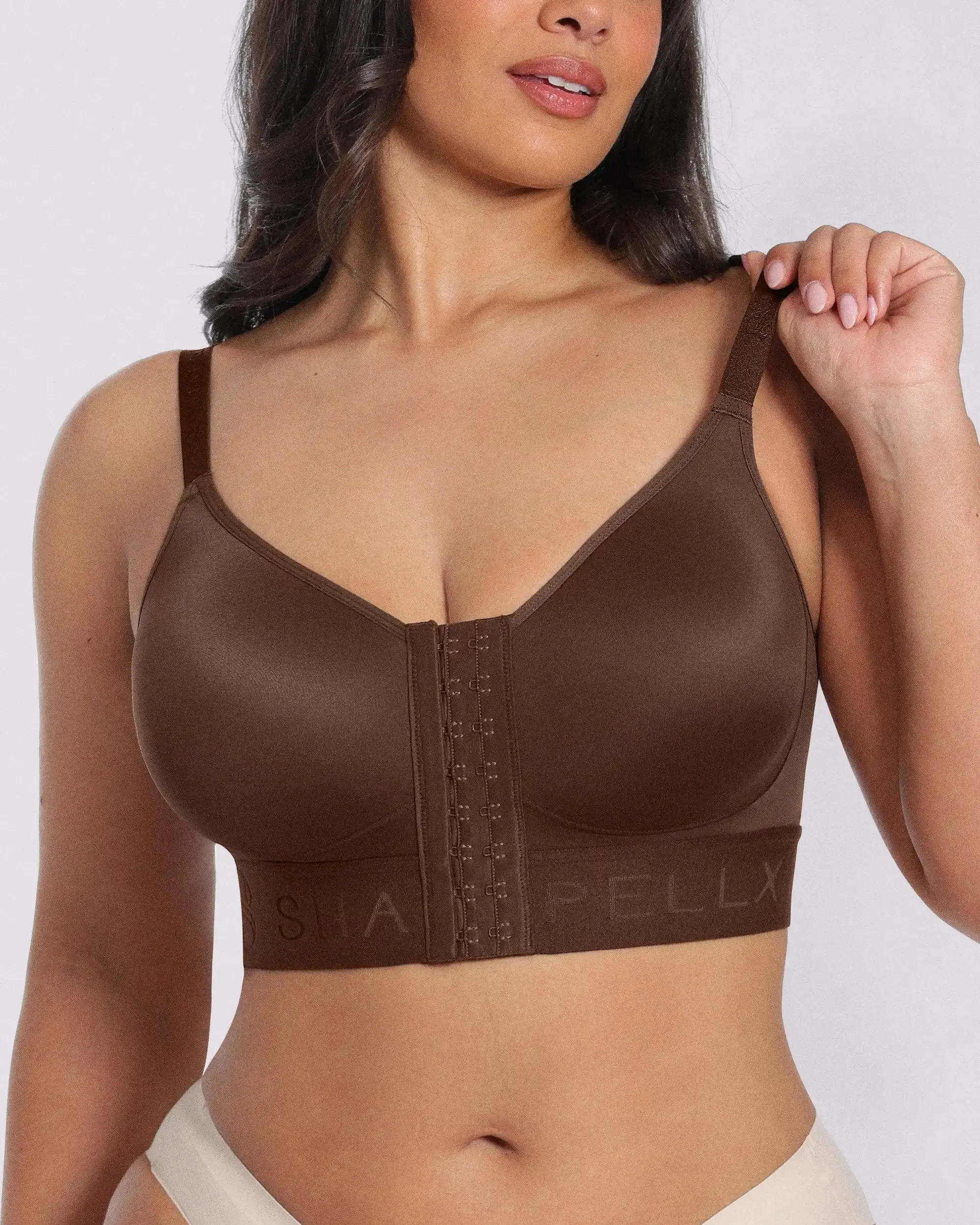 Bare Essentials™ AirSlim® Unlined Wireless Front-Closure Bra sold by Shapellx product image thumbnail 5