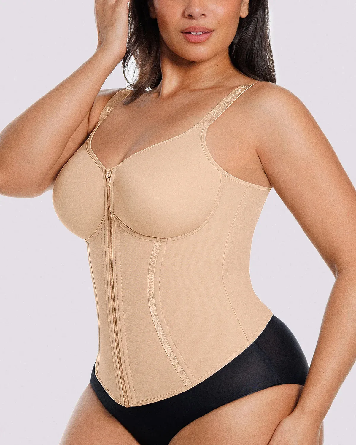 NeoSweat® AirSlim® Tummy Control Corset Top sold by Shapellx product image thumbnail 2