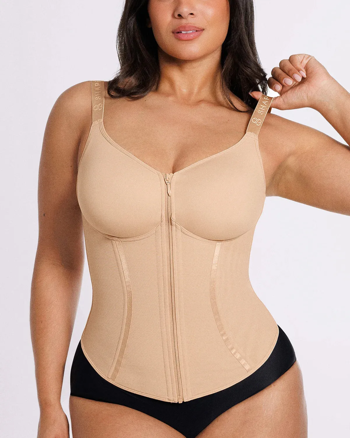 NeoSweat® AirSlim® Tummy Control Corset Top sold by Shapellx product image thumbnail 3