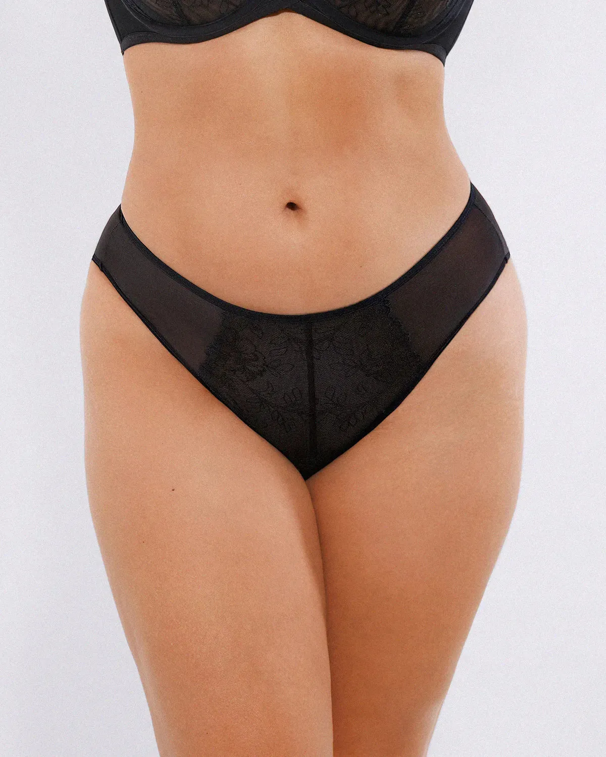Lace Glamour™ AirSlim® Comfy Mid-Rise Brief sold by Shapellx product image thumbnail 5