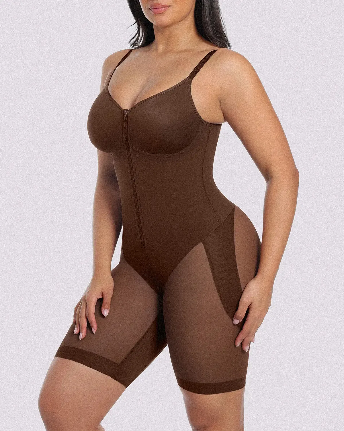 Bare Essentials™ AirSlim® Hourglass Full Body Mid Thigh Bodysuit sold by Shapellx product image thumbnail 2