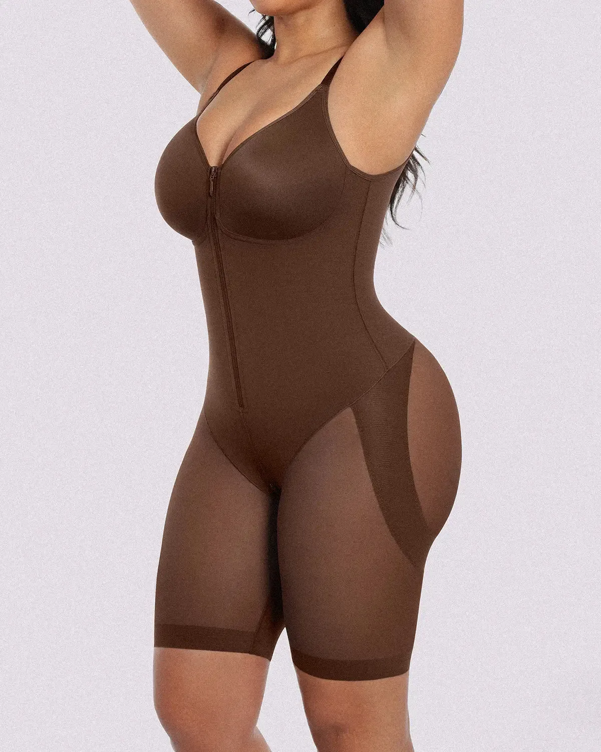 Bare Essentials™ AirSlim® Hourglass Full Body Mid Thigh Bodysuit sold by Shapellx product image thumbnail 4