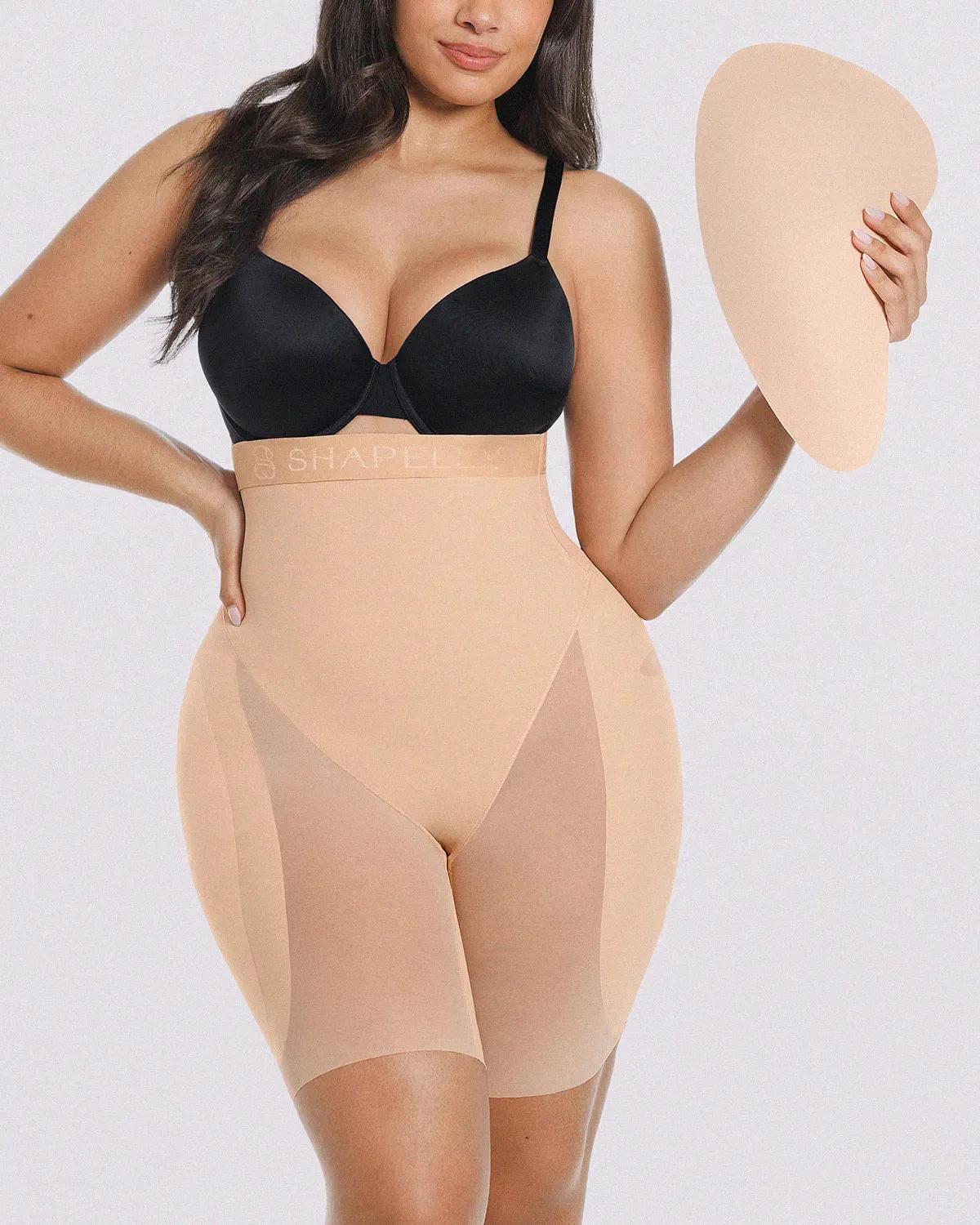 Bare Essentials™ MeshSmooth™ Hip Enhancer Padded Short sold by Shapellx