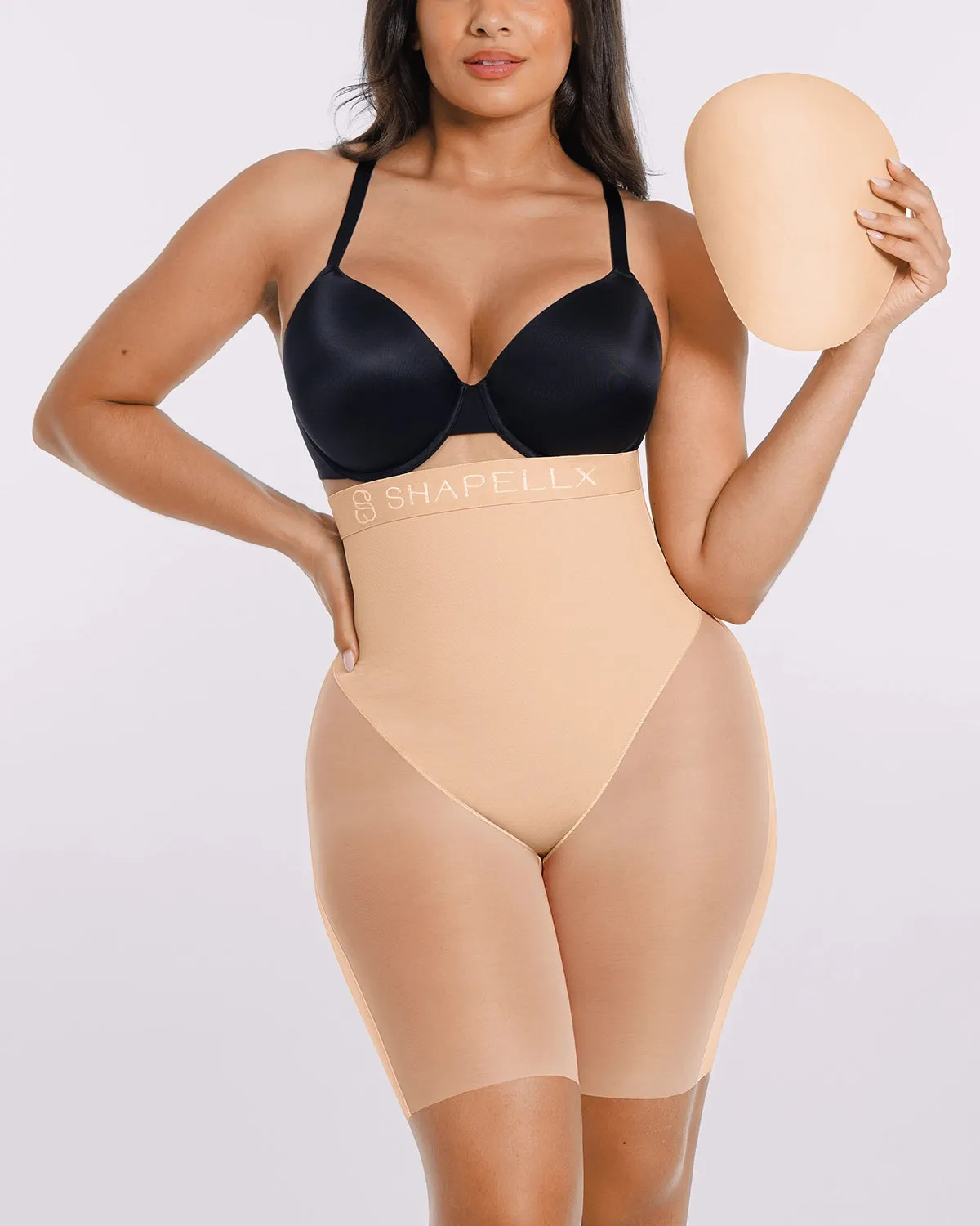 Bare Essentials™ MeshSmooth™ Butt Enhancer Padded Short sold by Shapellx product image thumbnail 2