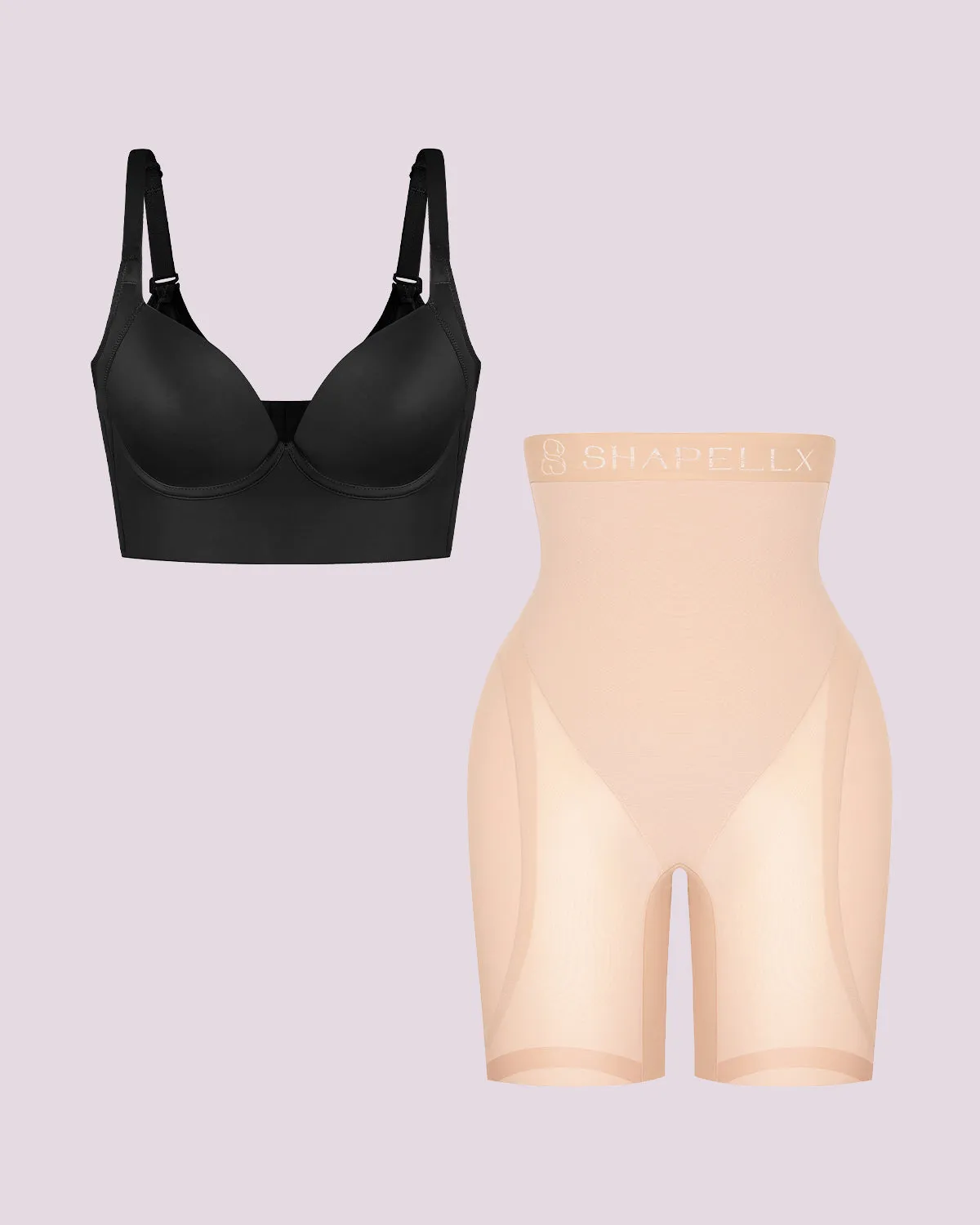 Push-Up Bra + Hip Enhancer Padded Short Bundle sold by Shapellx product image thumbnail 5