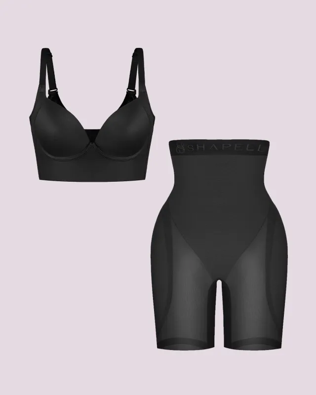 Push-Up Bra + Hip Enhancer Padded Short Bundle made by Shapellx