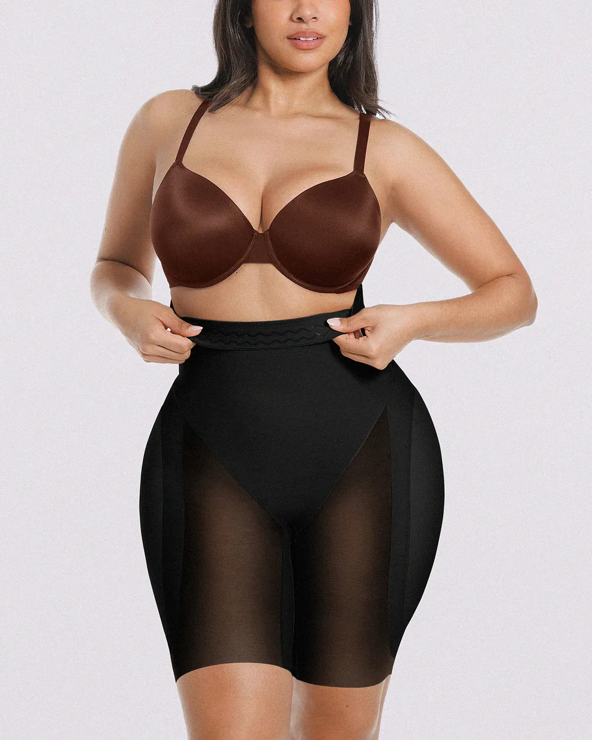 MeshSmooth™ Mid Thigh Short + Hip Enhancer Padded Short sold by Shapellx product image thumbnail 4