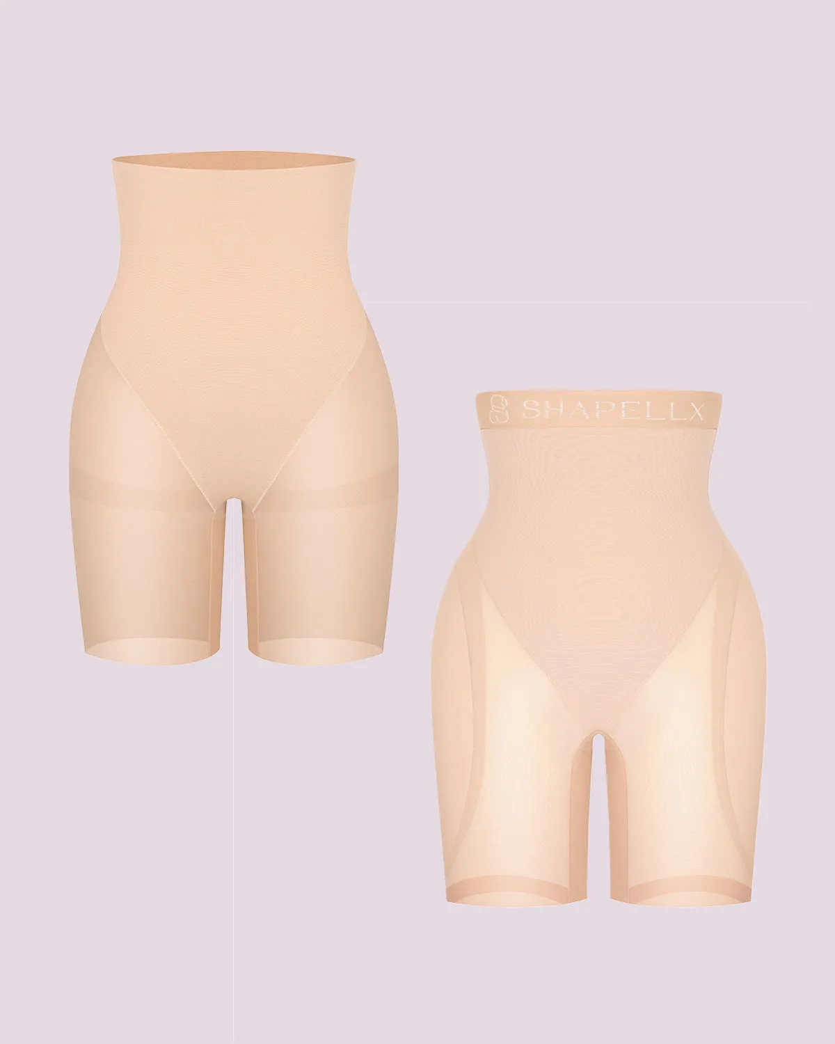 MeshSmooth™ Mid Thigh Short + Hip Enhancer Padded Short sold by Shapellx product image thumbnail 5