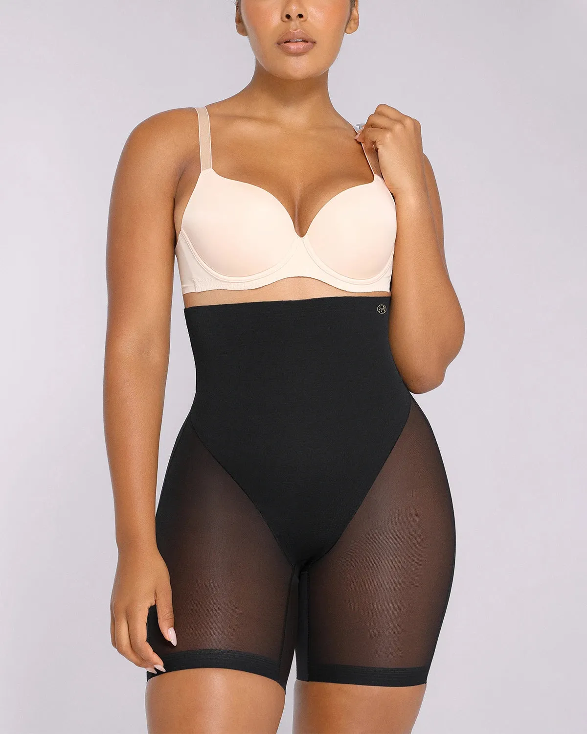 MeshSmooth™ Mid Thigh Short + Hip Enhancer Padded Short sold by Shapellx product image thumbnail 2