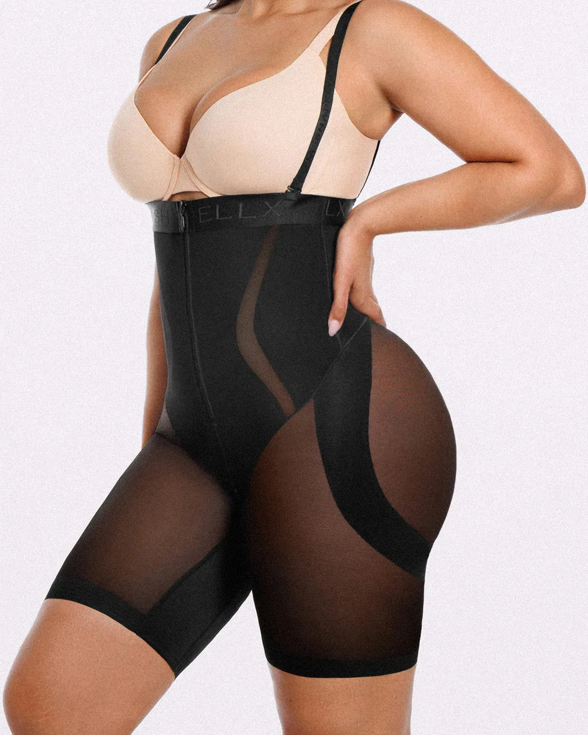Back Smoothing Lace Underwire Bra + Airy Comfy Short sold by Shapellx product image thumbnail 3