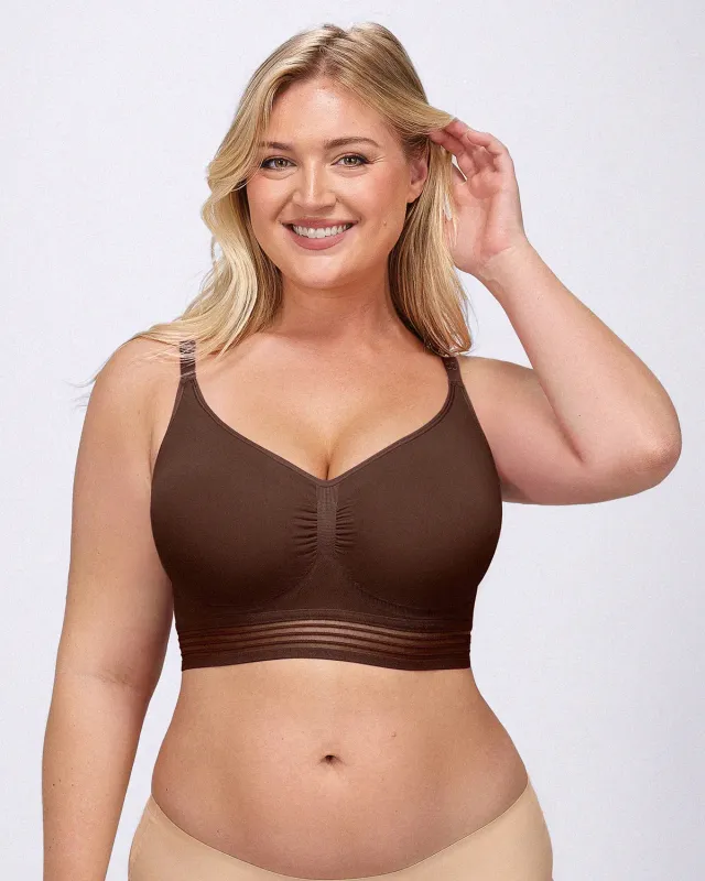 Bare Essentials™ Defineline™ All Day Comfort Wireless Bra made by Shapellx