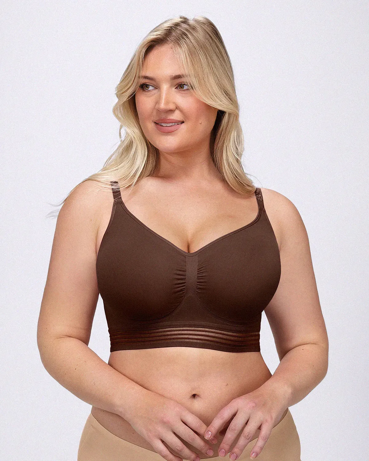 Bare Essentials™ Defineline™ All Day Comfort Wireless Bra sold by Shapellx product image thumbnail 3