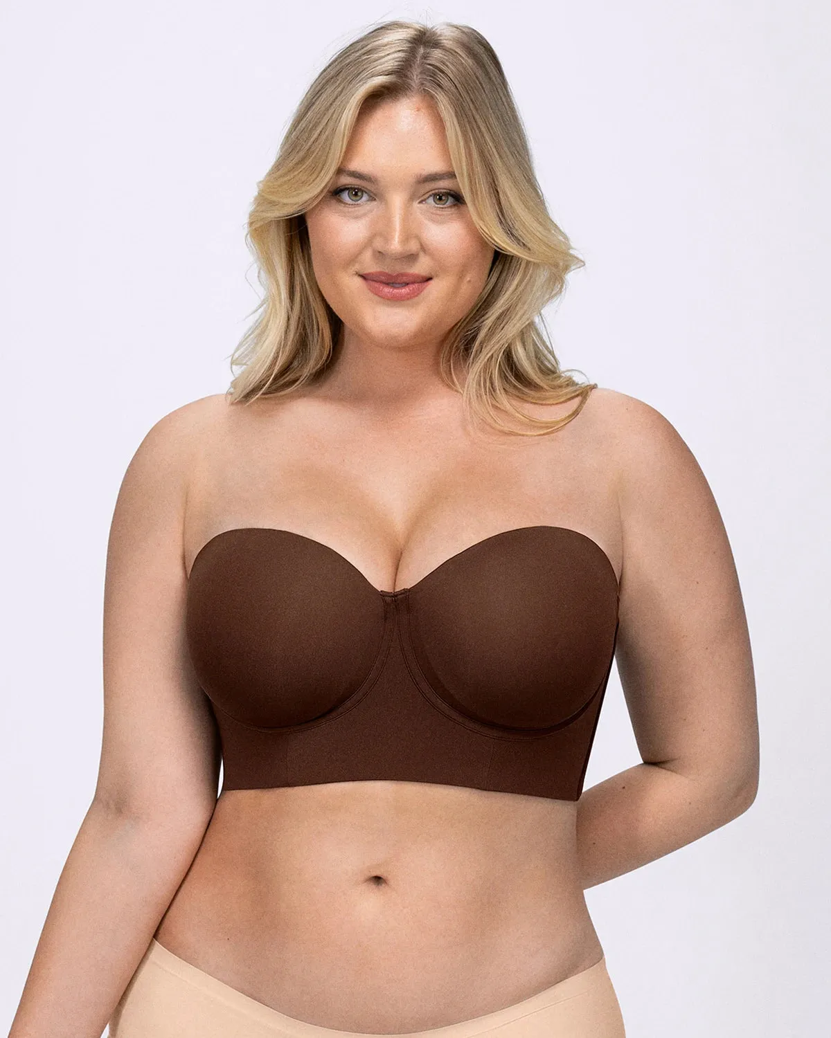 Bare Essentials™ AirSlim® Smoothing Strapless Convertible Bra sold by Shapellx product image thumbnail 2