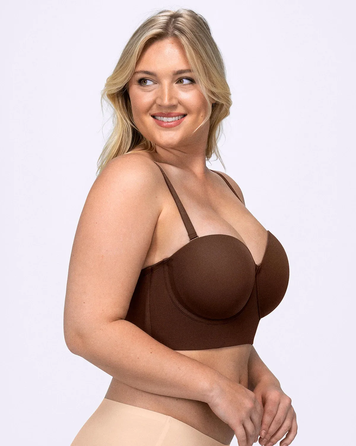 Bare Essentials™ AirSlim® Smoothing Strapless Convertible Bra sold by Shapellx product image thumbnail 4