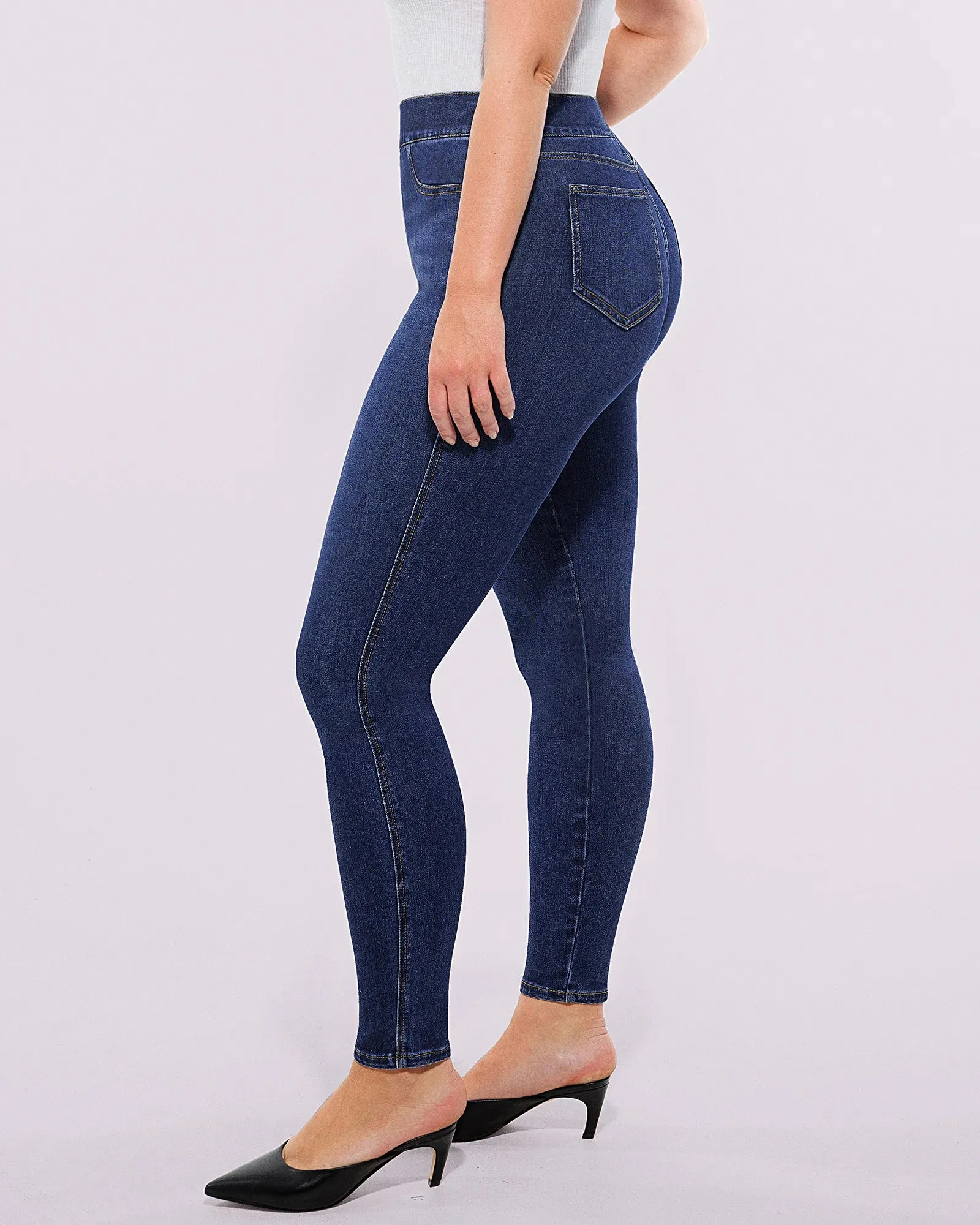 Tummy Control Corset Top + Hip Padded Skinny Jeans sold by Shapellx product image thumbnail 4