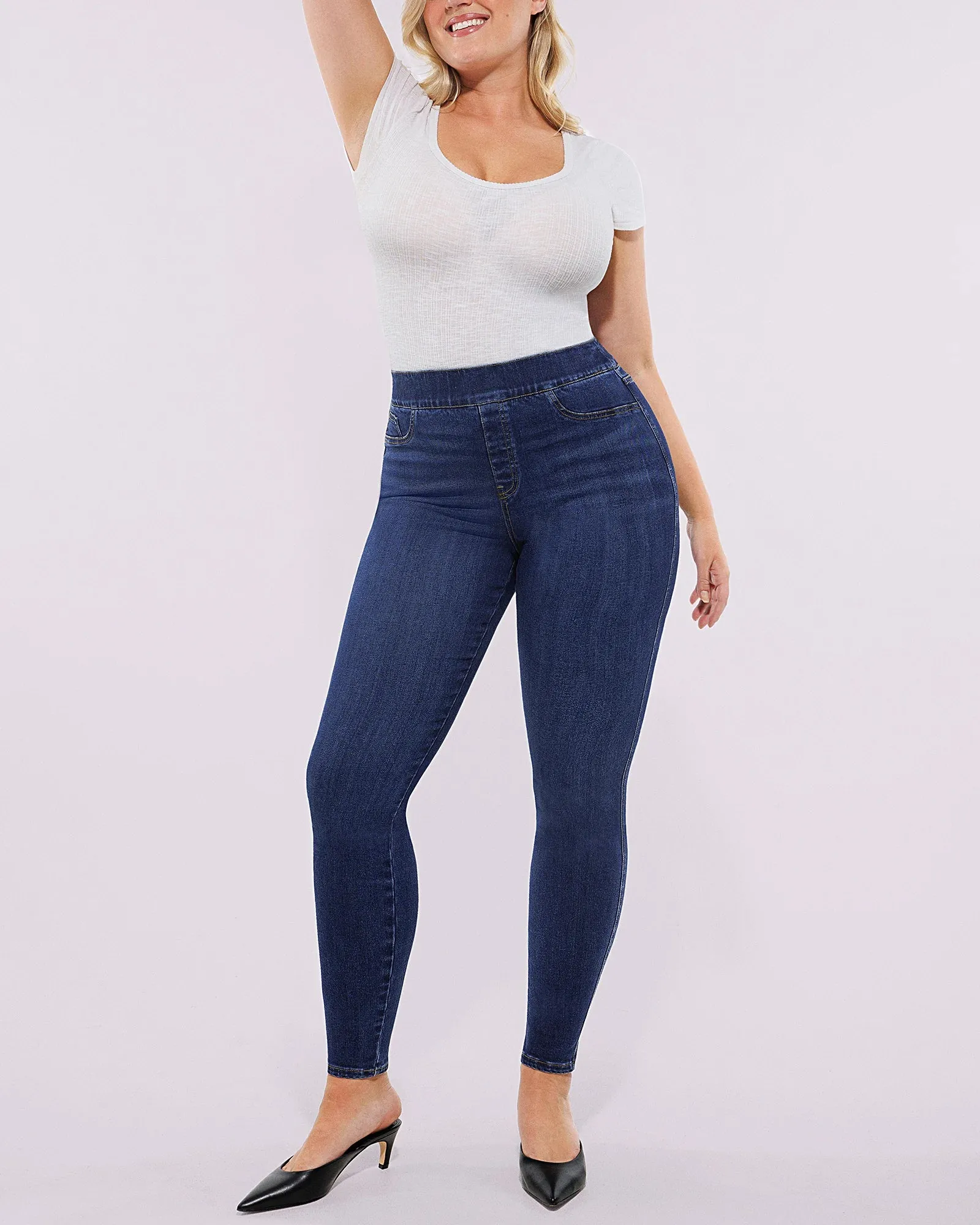 Butt Padded Short + Hip Padded Skinny Jeans sold by Shapellx product image thumbnail 3