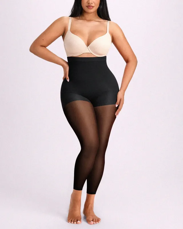 MistWeave™ High-Waisted Sheer Shaping Tights made by Shapellx