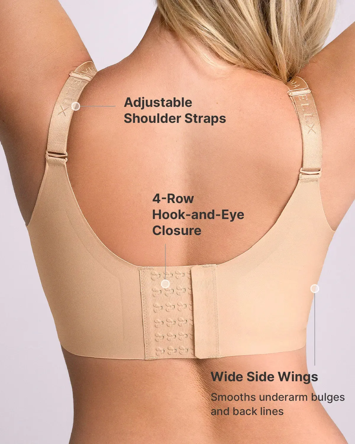 Wireless Full Support Back Smoothing Bra sold by Shapellx product image thumbnail 4