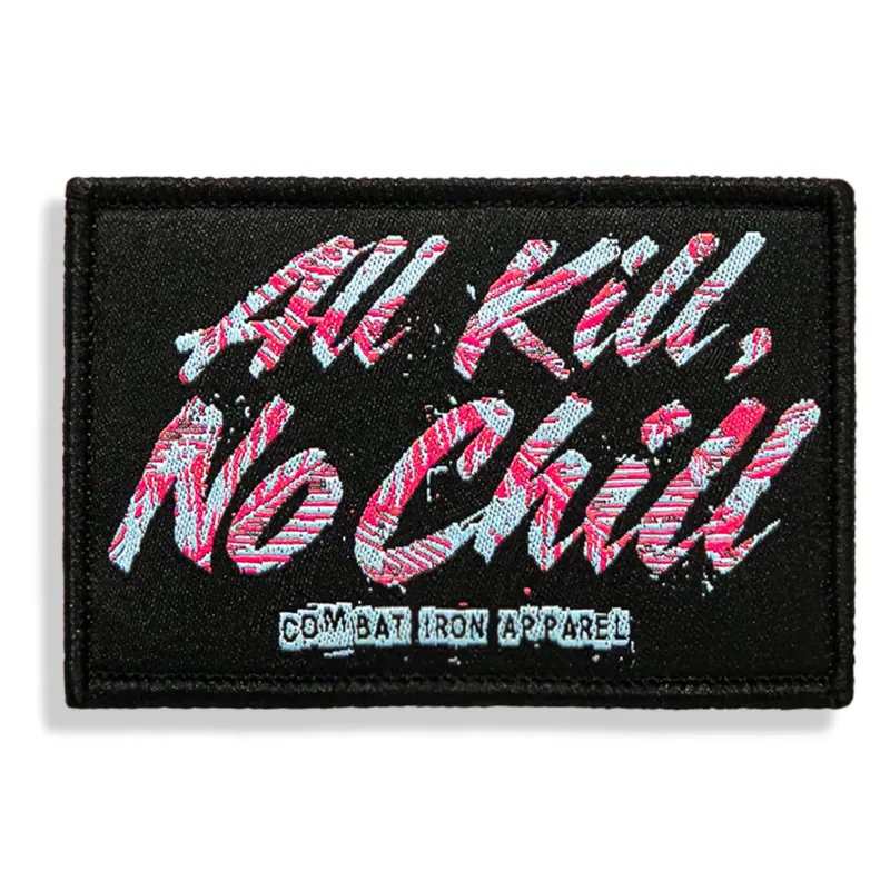 All Kill, No Chill (Tropical Safari) Velcro Patch sold by Combat Iron Apparel