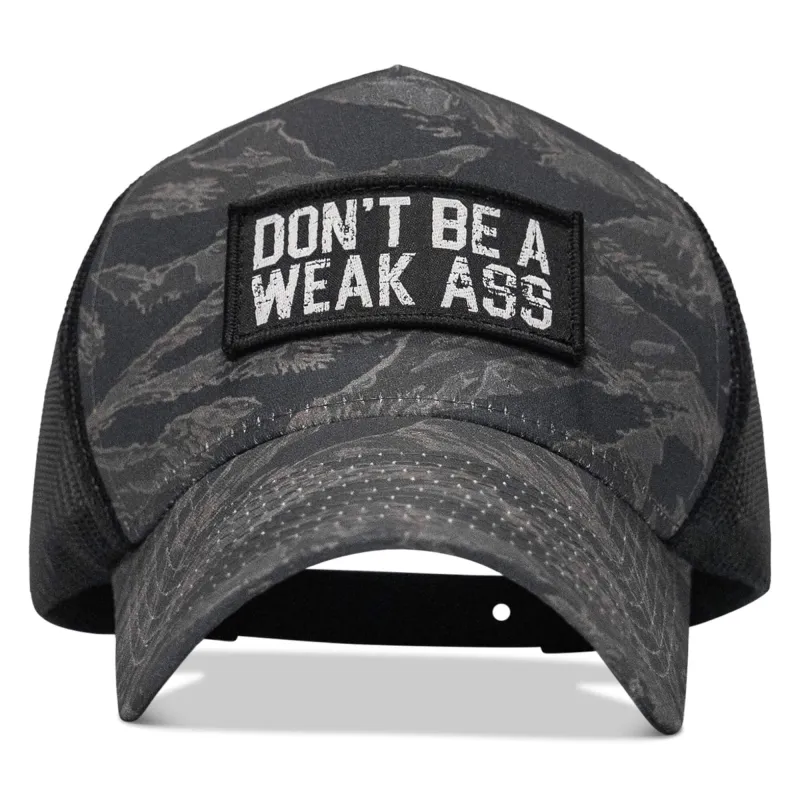 Don't Be A Weak Ass Patch Breacher Snapback Hat sold by Combat Iron Apparel