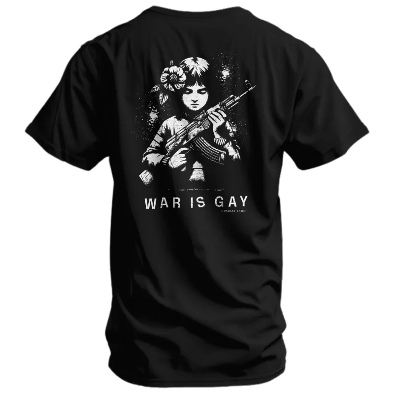 War Is Gay Men's T-Shirt sold by Combat Iron Apparel