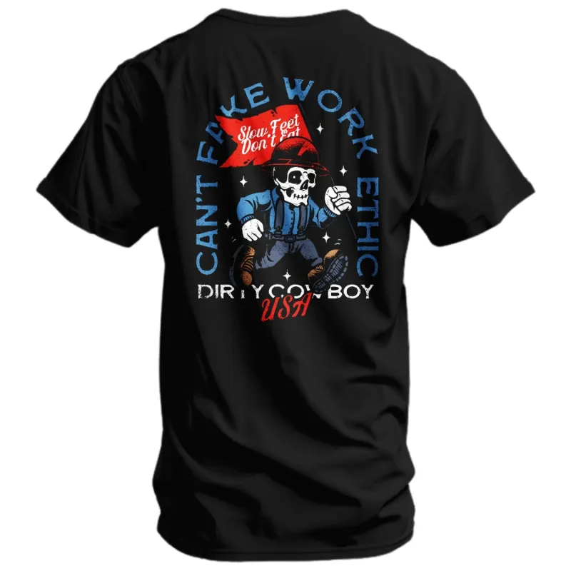 Can't Fake Work Ethic Men's T-Shirt sold by Combat Iron Apparel