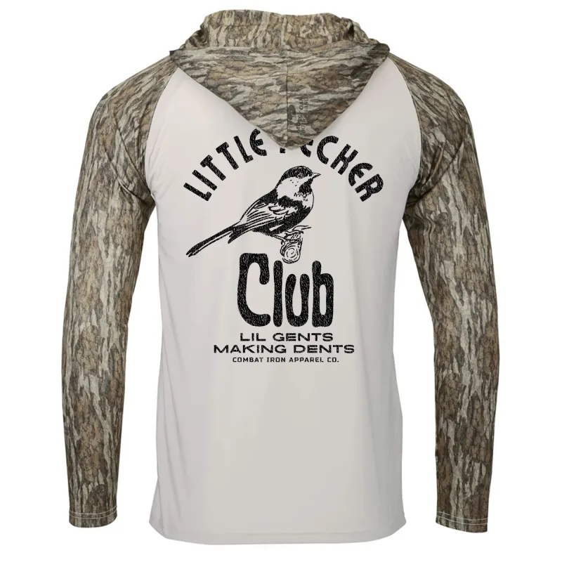 LITTLE PECKER CLUB OUTDOORS LONG SLEEVE + HOOD made by Combat Iron Apparel