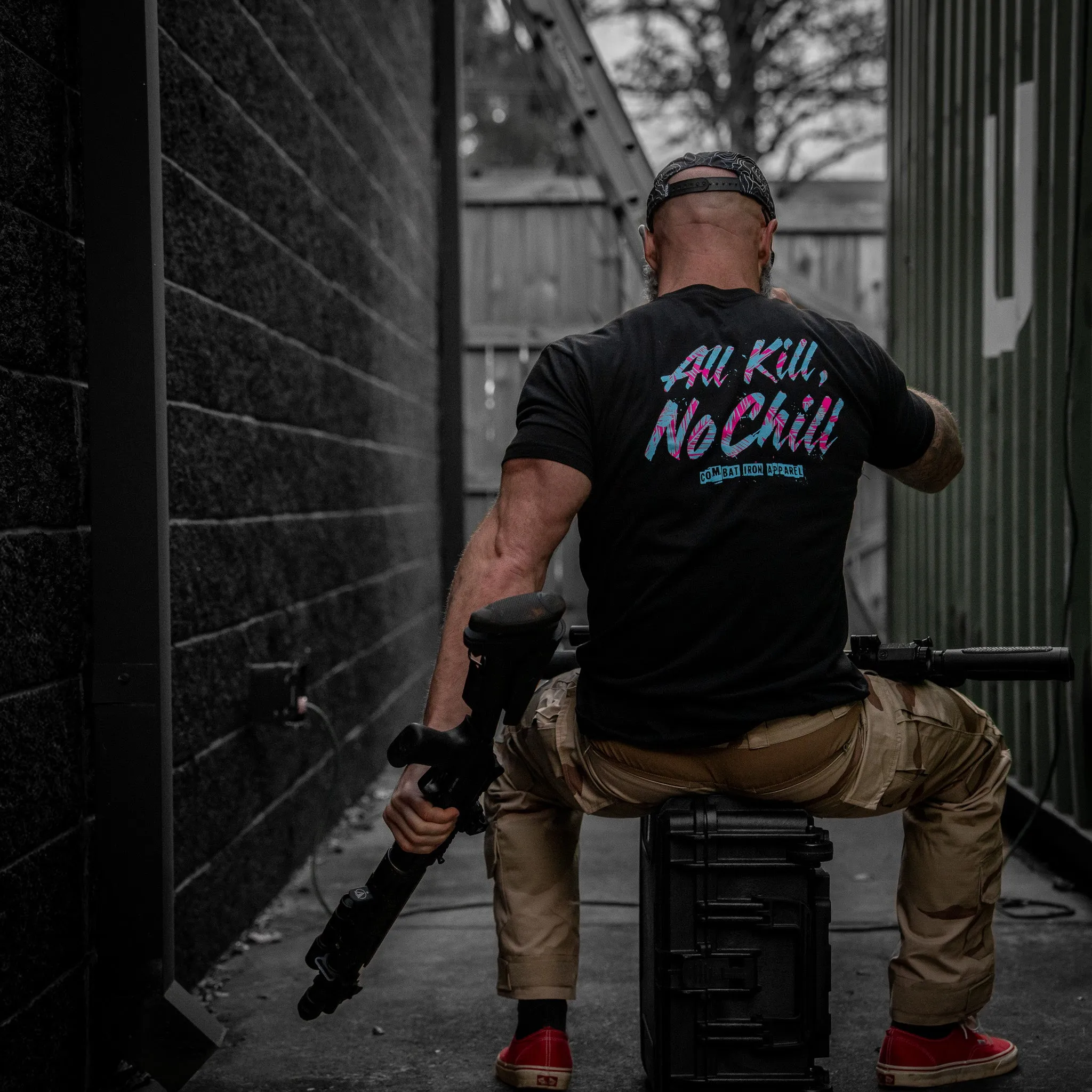 All Kill No Chill Men's T-Shirt sold by Combat Iron Apparel product image thumbnail 4