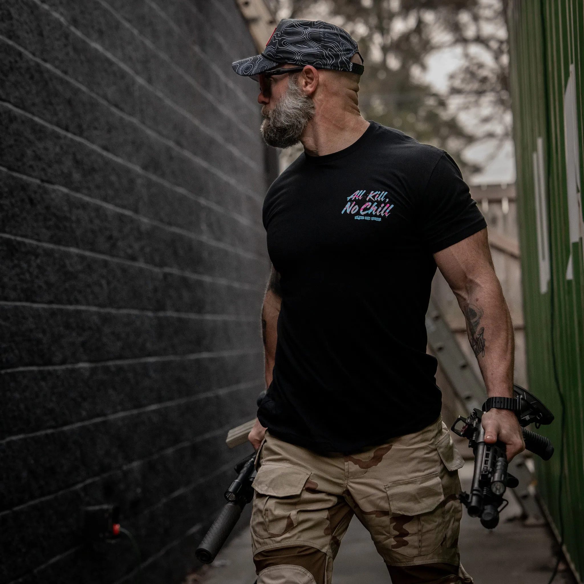 All Kill No Chill Men's T-Shirt sold by Combat Iron Apparel product image thumbnail 5