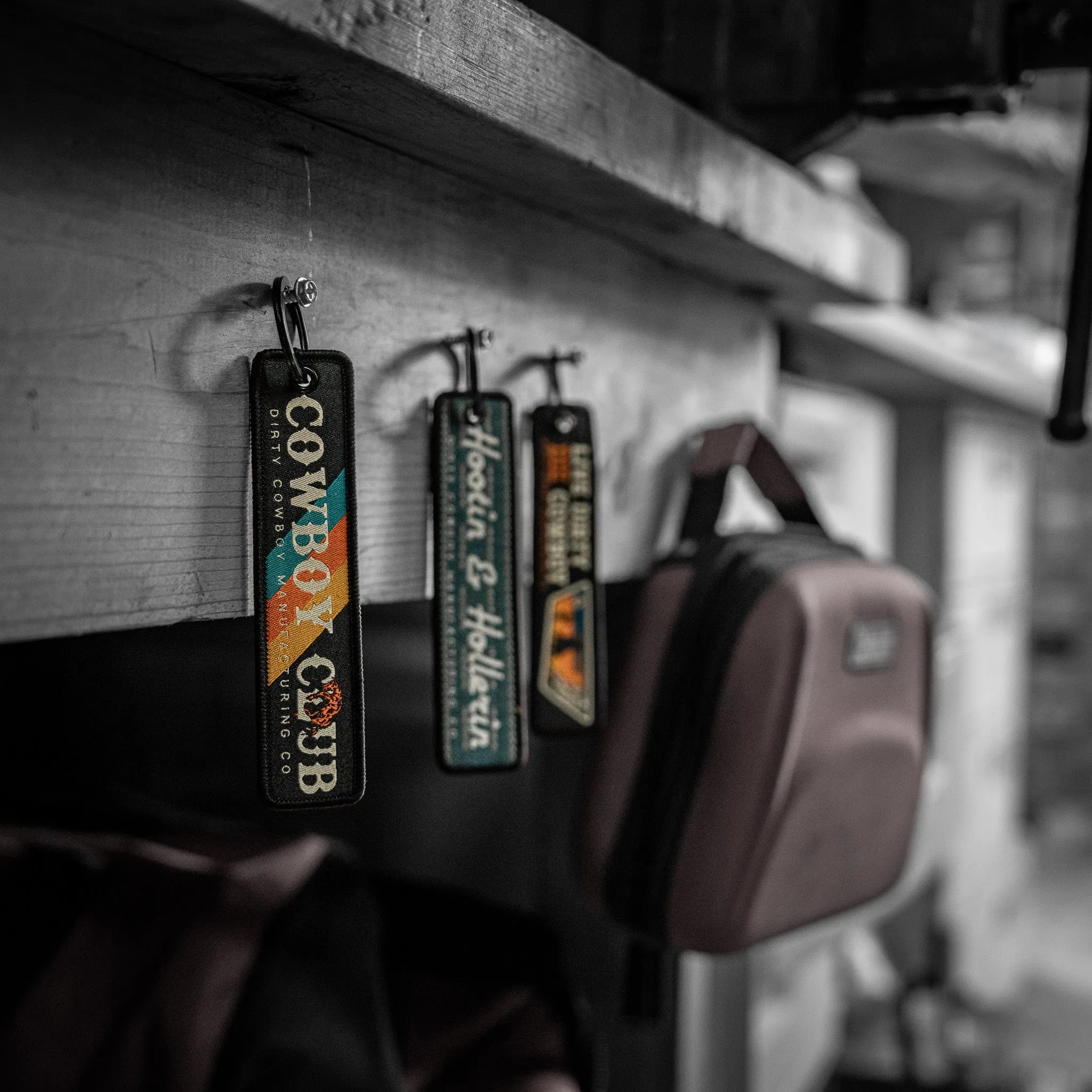 Cowboy Club Flight Tag Keychain sold by Combat Iron Apparel product image thumbnail 5