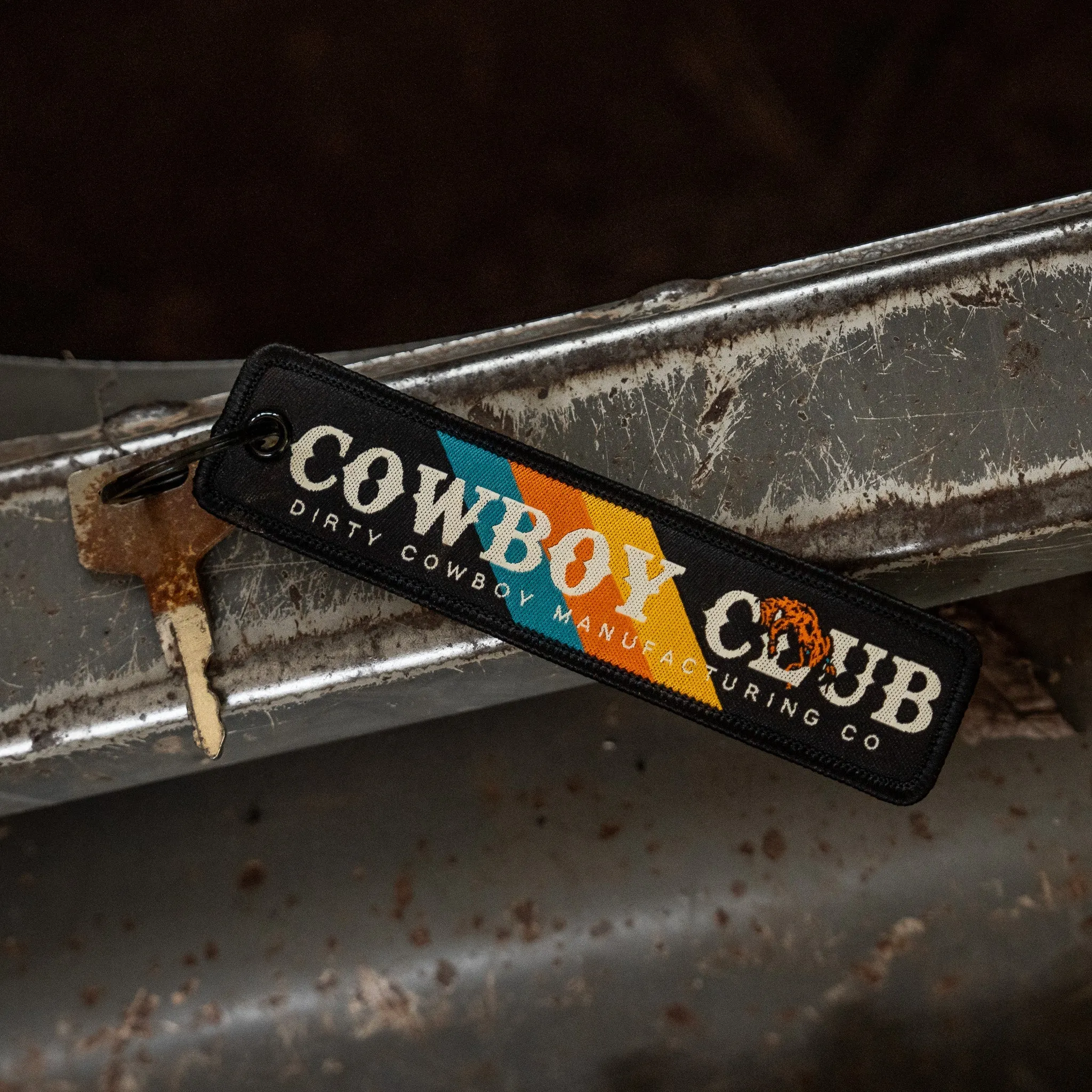 Cowboy Club Flight Tag Keychain sold by Combat Iron Apparel product image thumbnail 3