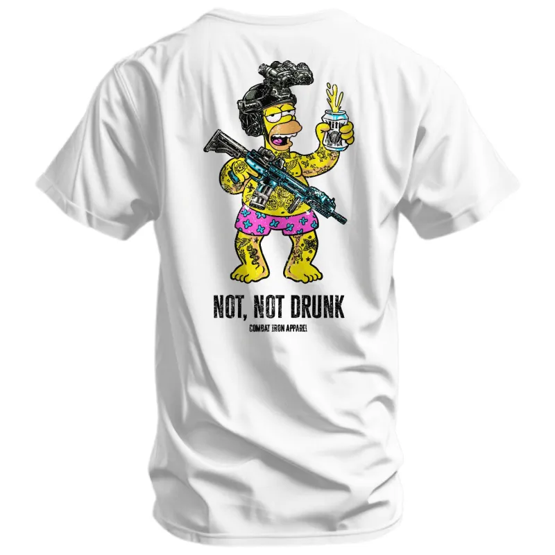 Not, Not Drunk Men's T-Shirt sold by Combat Iron Apparel