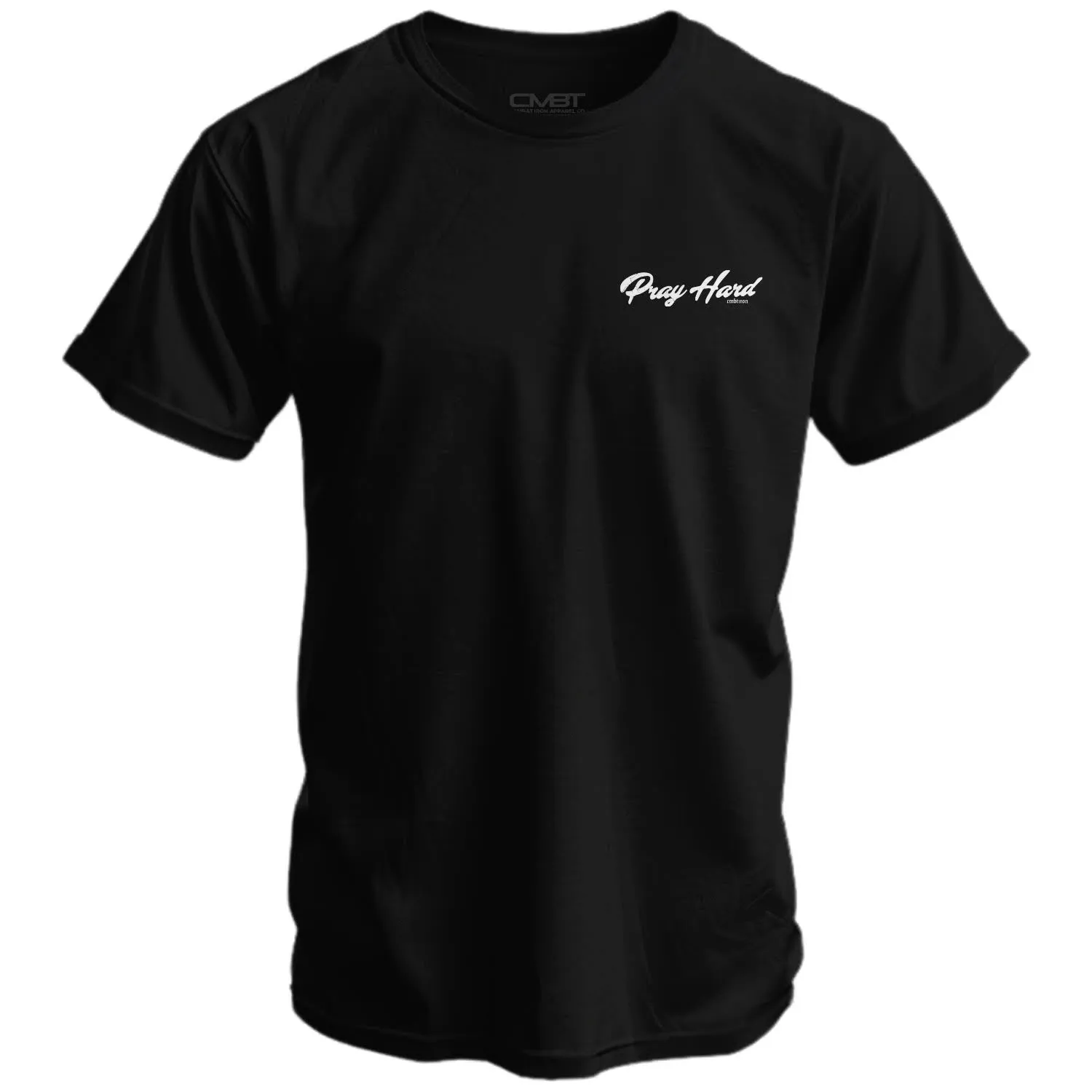 Pray Hard Men's T-Shirt sold by Combat Iron Apparel product image thumbnail 2
