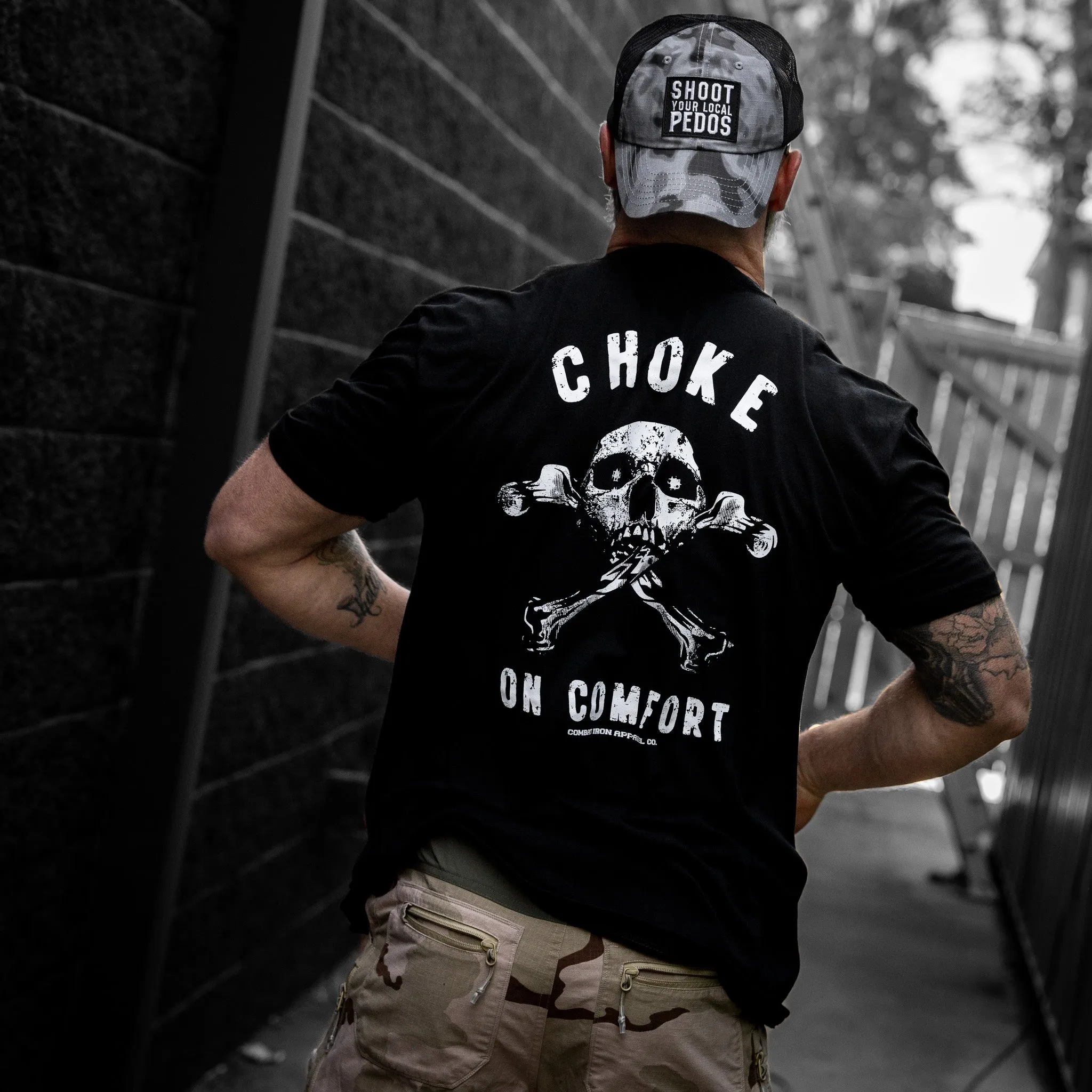 Choke On Comfort Men's T-Shirt sold by Combat Iron Apparel product image thumbnail 4