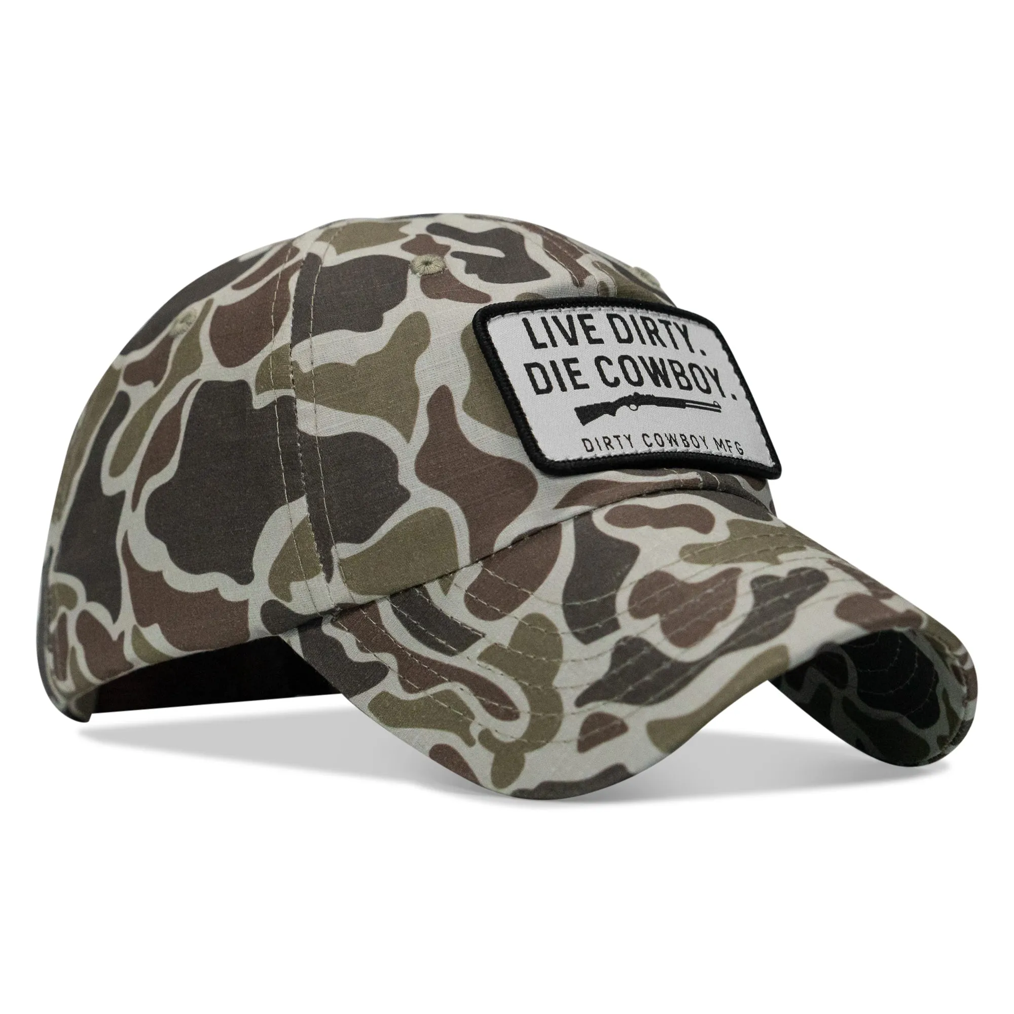 Live Dirty. Die Cowboy Patch Ripstop Hat sold by Combat Iron Apparel product image thumbnail 3