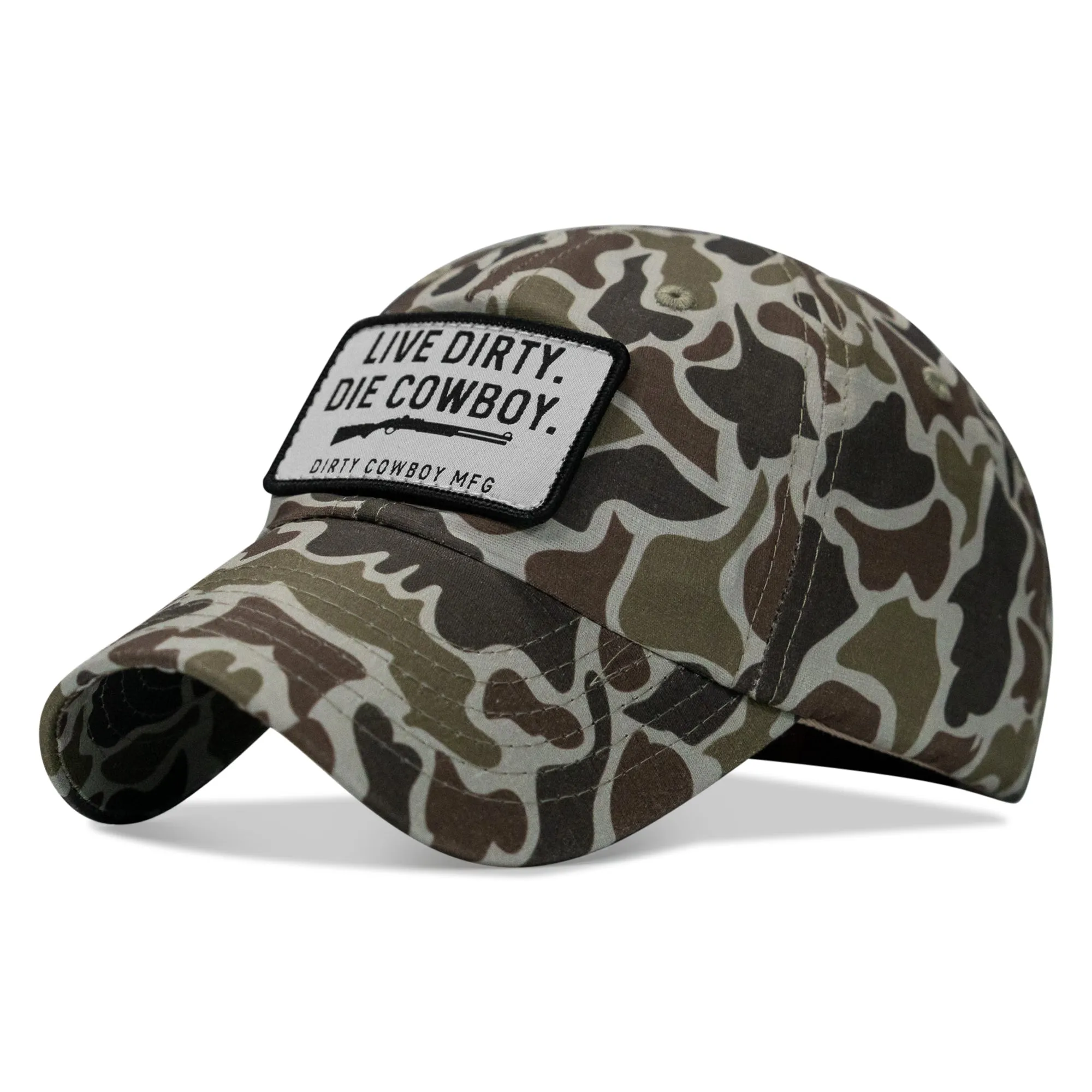 Live Dirty. Die Cowboy Patch Ripstop Hat sold by Combat Iron Apparel product image thumbnail 5