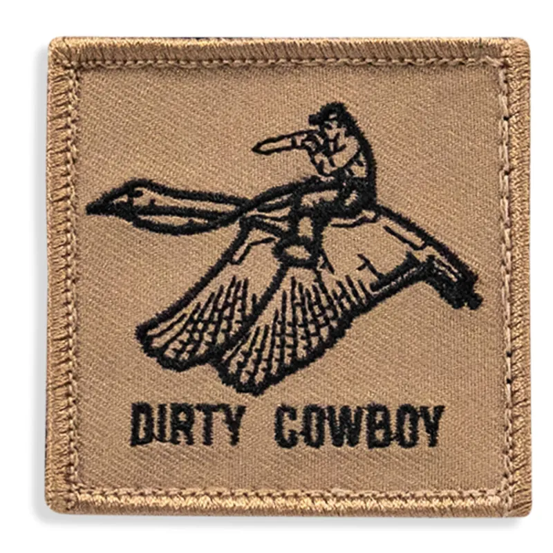 Dirty Cowboy Original Velcro Patch sold by Combat Iron Apparel