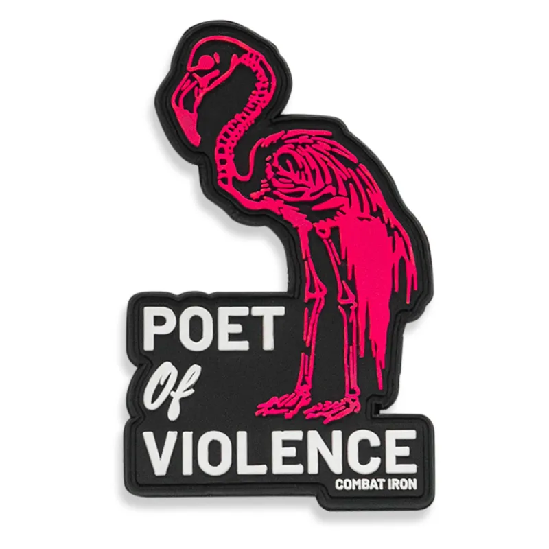 Poet Of Violence PVC Patch made by Combat Iron Apparel