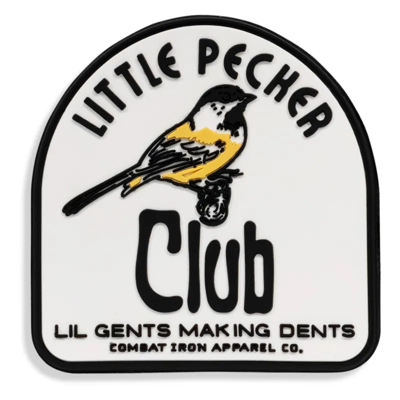 Little Pecker PVC Patch made by Combat Iron Apparel
